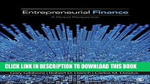 [READ] EBOOK Entrepreneurial Finance: A Global Perspective ONLINE COLLECTION