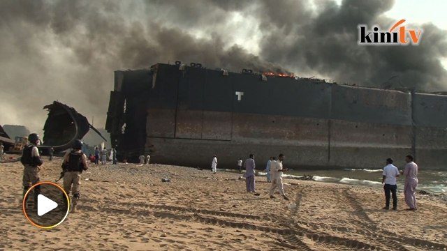 Silinder gas meletup dalam kapal, 11 terkorban