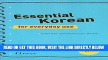[EBOOK] DOWNLOAD Essential Korean for Everyday Use (Korean Edition) GET NOW