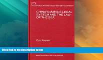 Big Deals  China s Marine Legal System and the Law of the Sea (Publications on Ocean Development)
