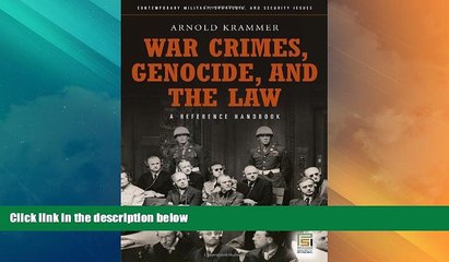 Must Have PDF  War Crimes, Genocide, and the Law: A Guide to the Issues (Praeger Security