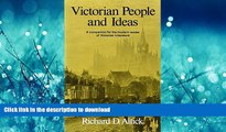 GET PDF  Victorian People and Ideas: A Companion for the Modern Reader of Victorian Literature