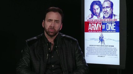IR Interview: Nicolas Cage For "Army Of One" [Weinstein]