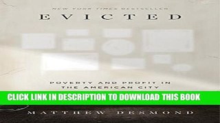 [FREE] EBOOK Evicted: Poverty and Profit in the American City ONLINE COLLECTION