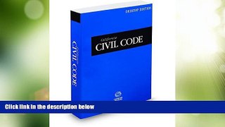 Big Deals  California Civil Code 2015: Desktop Edition  Full Read Most Wanted