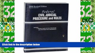 Big Deals  Federal Civil Judicial Procedure and Rules, 2008 Rev. ed. (May 20, 2008 Includes laws