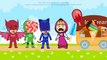 Masha And The Bear with PJ Masks Catboy Owlette Gekko cry when eat Ice cream #Lollipop-Balloon - YouTube