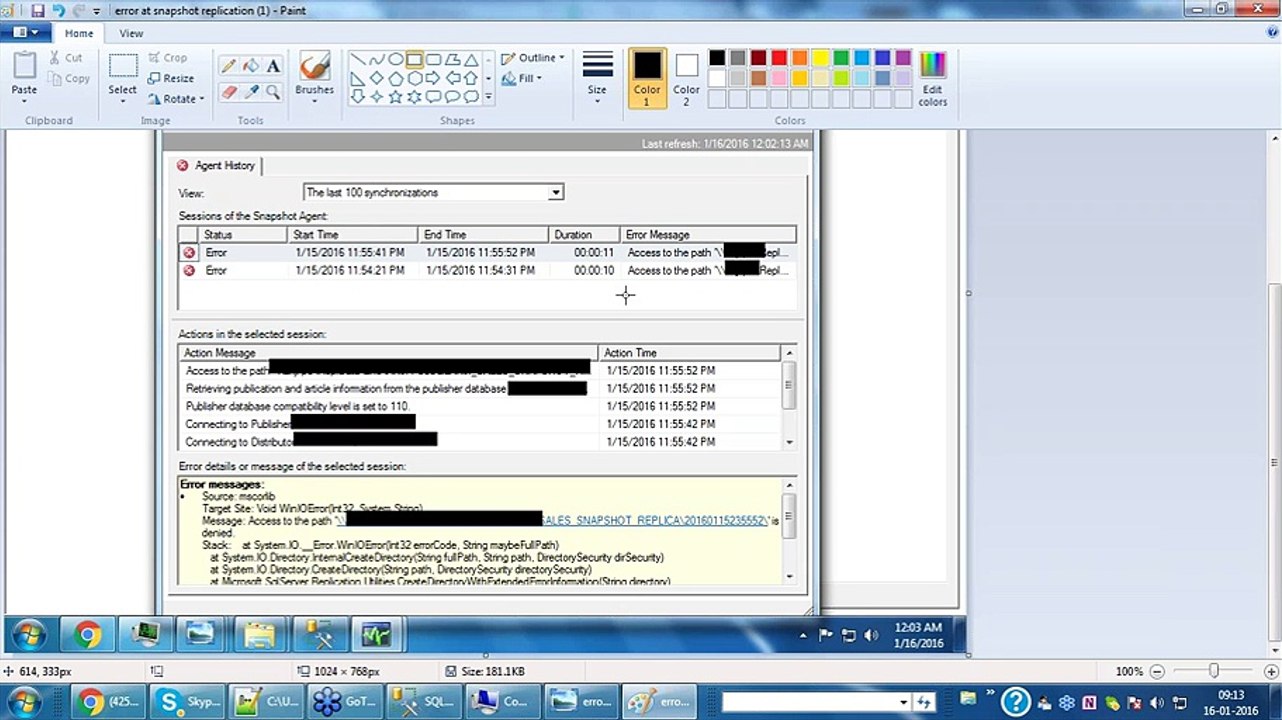 Access Denied Error In SQL Server Management Studio