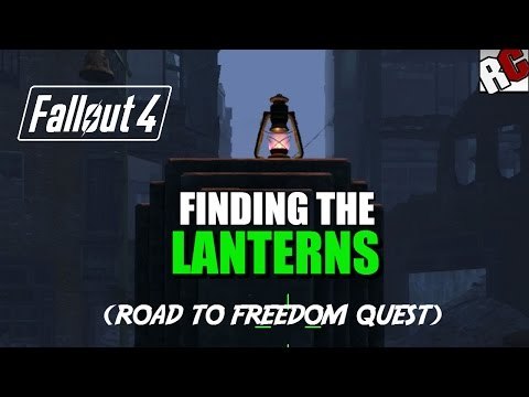 Fallout 4 - How to find Lanterns for Road to Freedom Quest - Lamp Guide for Railroad Quest