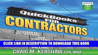 [New] Ebook QuickBooks for Contractors (QuickBooks How to Guides for Professionals) Free Read