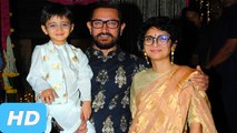Aamir Khan And Son Azad’s Diwali Celebration | Bollywood Diwali Celebration 2016