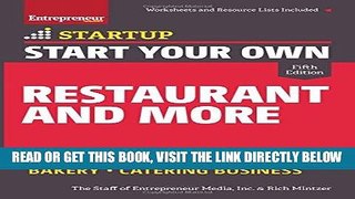[FREE] EBOOK Start Your Own Restaurant and More (StartUp Series) BEST COLLECTION
