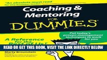 [READ] EBOOK Coaching and Mentoring For Dummies ONLINE COLLECTION