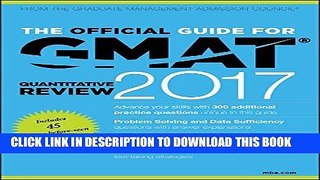 [FREE] EBOOK The Official Guide for GMAT Quantitative Review 2017 with Online Question Bank and