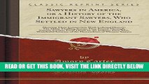 [READ] EBOOK Sawyers in America, or a History of the Immigrant Sawyers, Who Settled in New