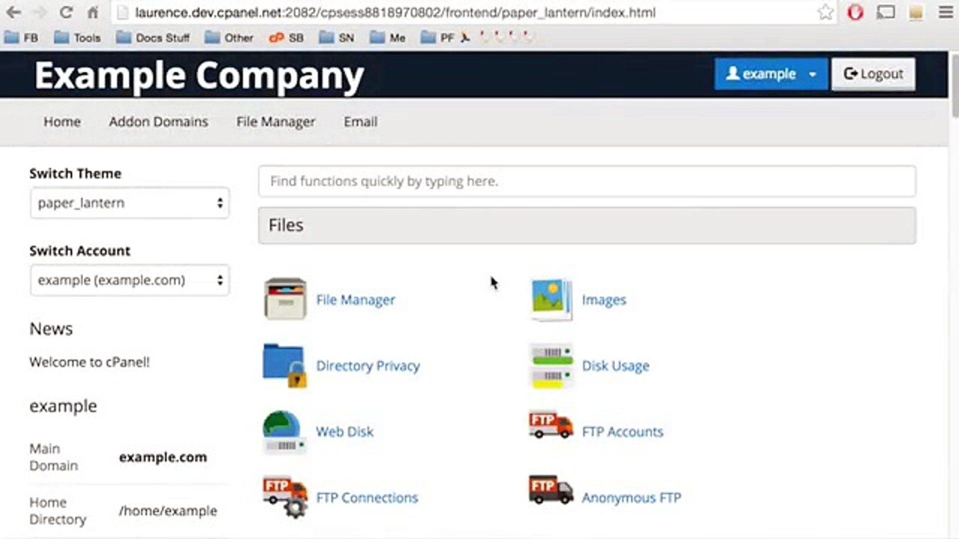 cPanel Tutorials  FTP