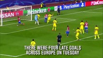 Watch the four clutch goals from Champions League actions on November 1, 2016-score hero