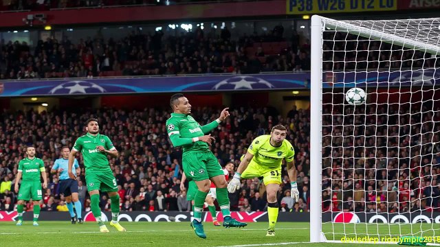 Ludogorets vs Arsenal Goals _ Highlights Mesut Ozil Gol Champions League 2016-score hero