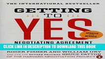 [FREE] EBOOK Getting to Yes: Negotiating Agreement Without Giving In BEST COLLECTION