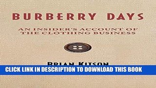 [New] Ebook Burberry Days Free Online