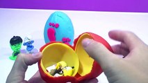 SURPRISE EGGS TOYS_!- Play Doh Kinder Eggs Surrprise Minions ep3