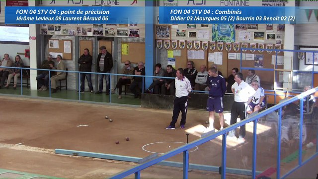 Second tour, Club Elite Masculin, J7, Fontaine contre Saint-Vulbas, Sport Boules, saison 2016-2017