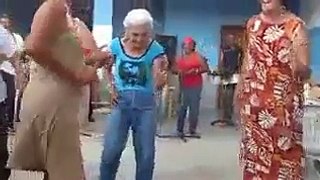 Old women dance in Indian video songs