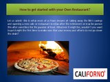 How to get started with your Own Restaurant?