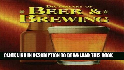 [PDF] The Dictionary of Beer and Brewing [Online Books]