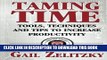 [PDF] Taming Time: Tools, Techniques and Tips to Increase Productivity (SOAR FOR SUCCESS SERIES)