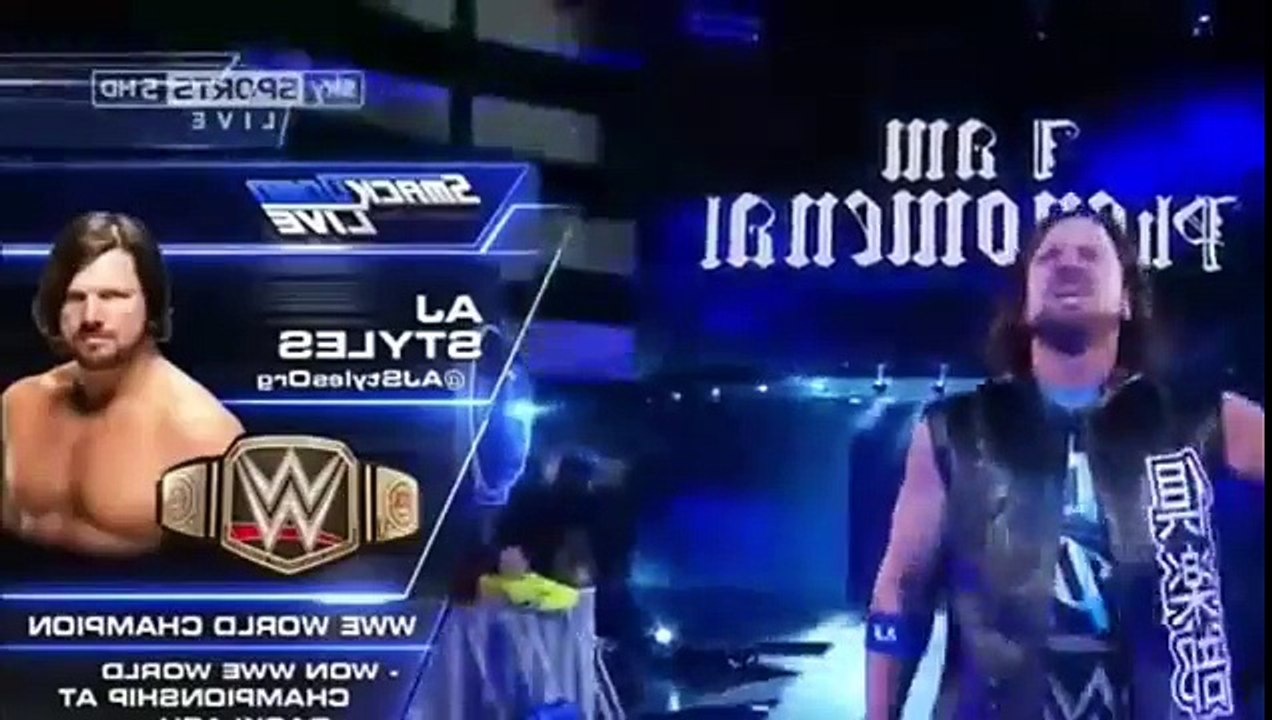 Dean Ambrose vs AJ Style Full Match _ WWE Smackdown 1 November 2016 Smackdown Live 11_1_16 This Week