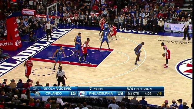 Le dunk 360° d'Aaron Gordon contre les Sixers