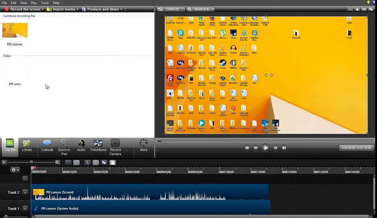 Camtasia Studio 8 Picture in Picture Tutorial - Screen Capture & Webcam At The Same Time-rkgWnoxWRgA