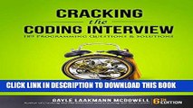 [PDF] Cracking the Coding Interview: 189 Programming Questions and Solutions Full Online