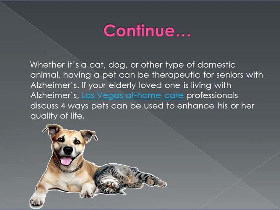 4 Ways Pets Can Be Useful in Alzheimer’s Therapy