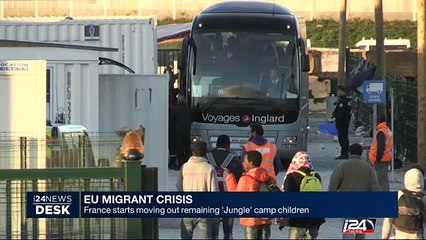 France starts moving out remaining 'Jungle' camp children