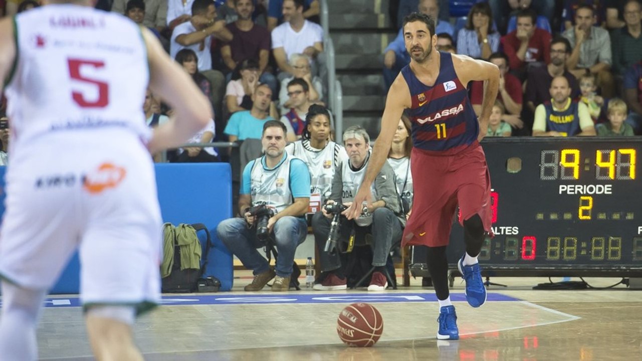FCB Bàsquet: Navarro y Claver hablan del duelo de la ACB entre el FC Barcelona Lassa i el Real Madrid.