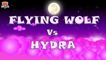 Finger Family Epic Battles Crazy Hydra Vs Wolf | Finger Family Rhymes for Children