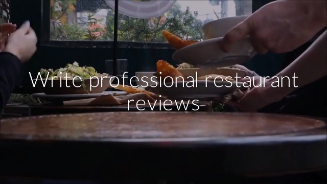 Food journalism course- learn online - College of Media and Publishing