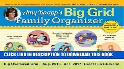 Best Seller 2017 Amy Knapp Big Grid Wall Calendar: The essential organization and communication