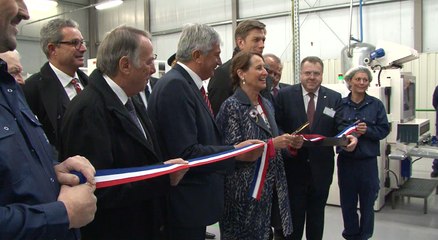 Ségolène Royal Inaugure une ligne de production de sacs biosourcés et biodégradables