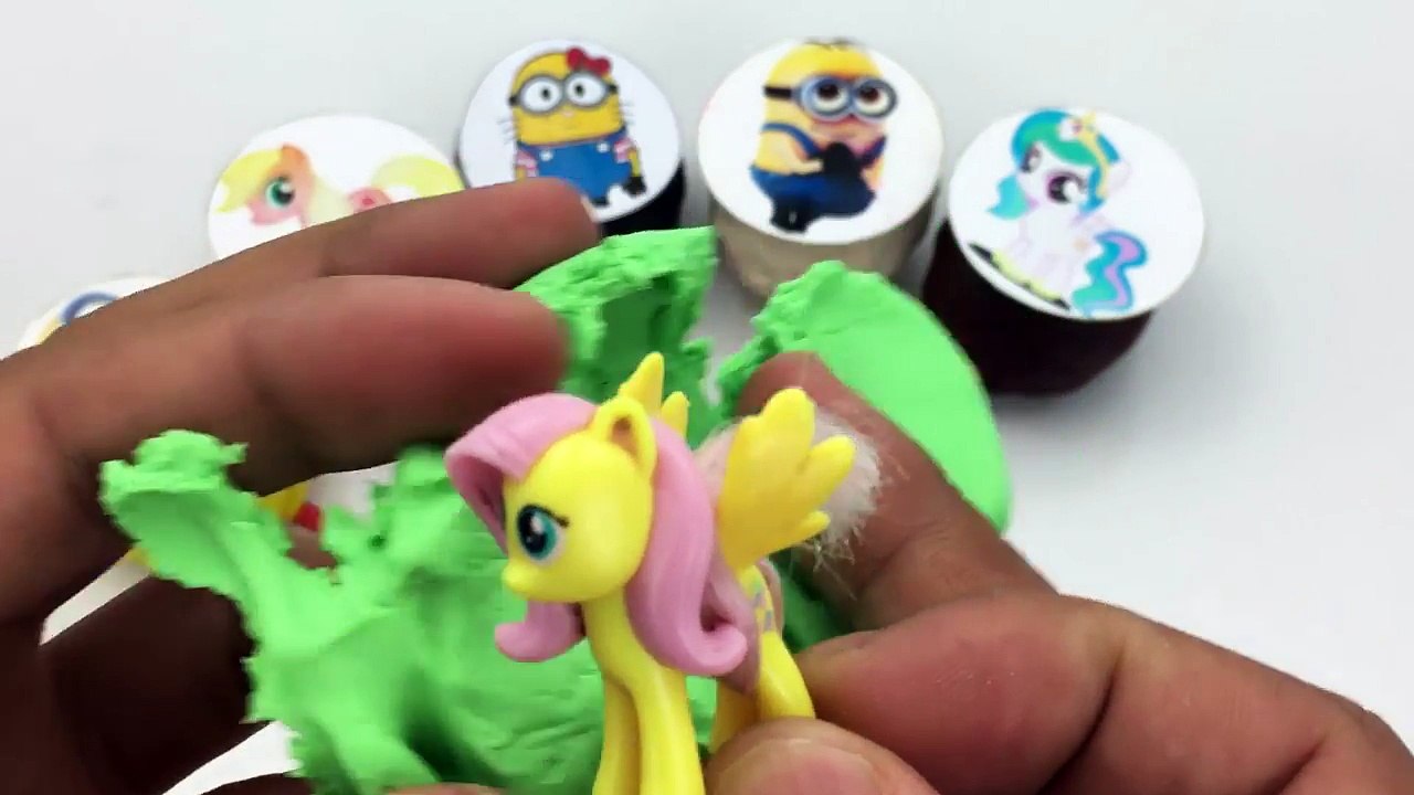 Lollipops Smile Play Dough Surprise Toys Minion, My Little Pony Learn Colors for Kids-Y6ibHmfTTfI