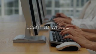 Creative writing course- learn online - College of Media and Publishing