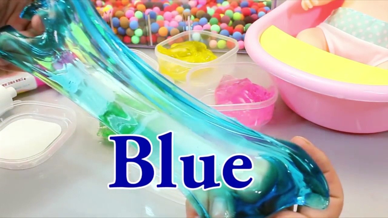 Baby Doll Bath Time Doctor Syringe Play Doh Toy Surprise Slime Learn Colors-lNrcHiWRwL0