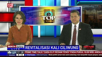 Revitalisasi Ciliwung Masuki Tahap Pemasangan Tiang Pancang