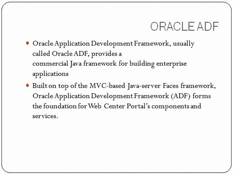 ORACLE ADF Real Time Online Training By MaxMunus