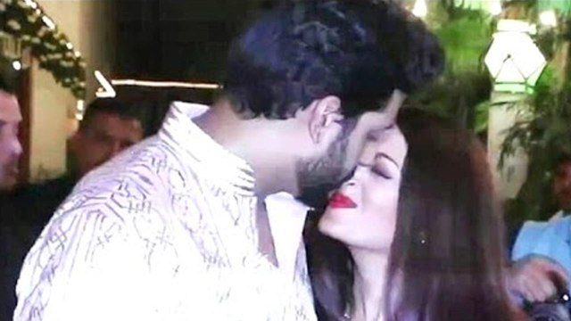 Abhishekh KISSING Aishwarya Rai In Public At Amitabh Bachchan's Diwali Party 2016
