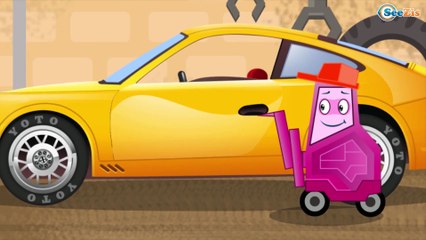 The Racing Car - Race in the City of Cars! Cars Cartoons for children - Video for kids Episode 31