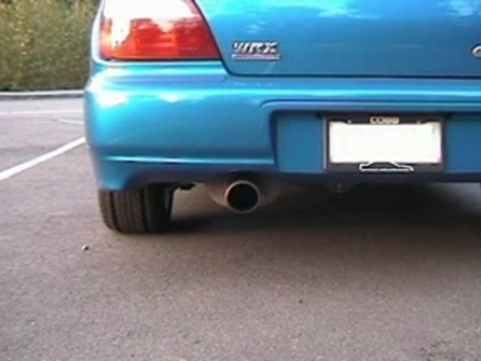 Subaru wrx (bruit de sortie de pot)