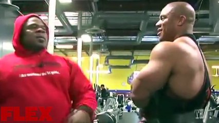 kai greene and phil heatha back workout for mass